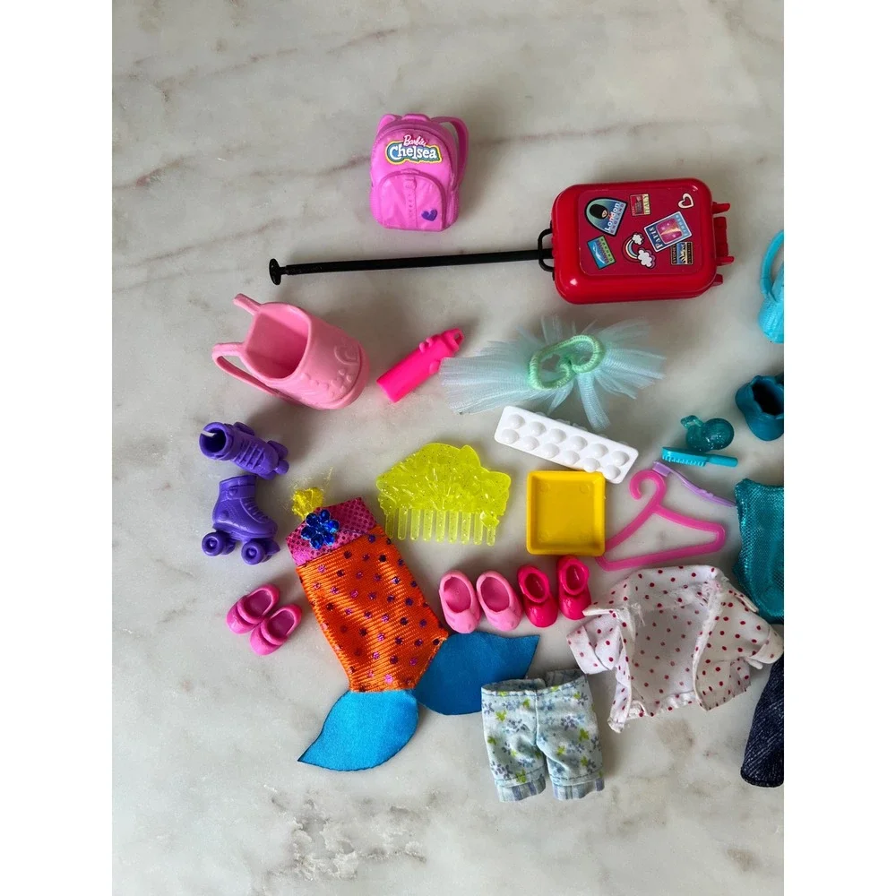 Barbie Chelsea and Friends Mixed Lot Accessories and Other Fashion Dolls